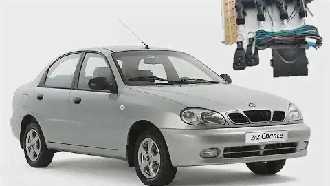 Установка центрального замка на  ЗАЗ Chance