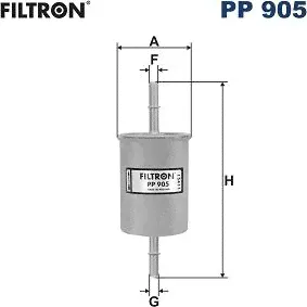 Топливный фильтр Filtron для ЗАЗ Chance 2009-2014. Артикул PP 905-0