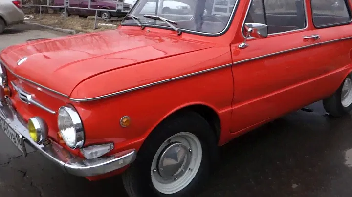 Коралловый ЗАЗ 968. Уникальный авто.
