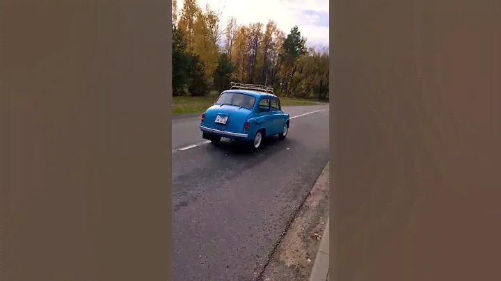 Малыш ГОРБАТЫЙ ЗАЗ 965 на дороге
