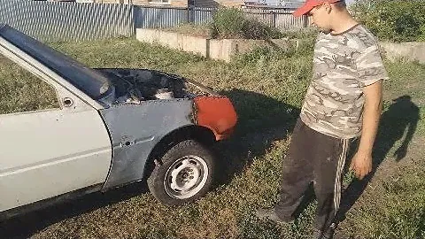 ЗАЗ установка крыльев.