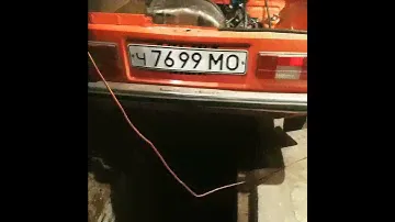 ЗАЗ 968М без глушителя. Чистый звук V8/2-образного двигателя.