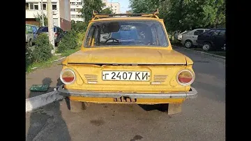 Настоящее гаражное хранение, ЗАЗ-968 старше в два раза БЕХИ-7ки