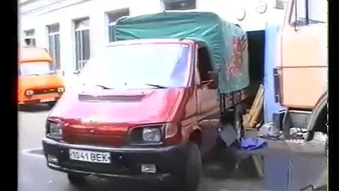Сбор перед автопробегом «Запорожье—Красноярск—Запорожье», 1995 г.