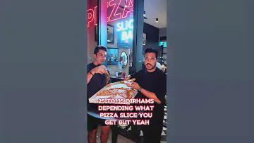 🍕’Za ‘Za Slice Review 🍕 #dubaieats #dubaifoodie #pizza #ByTheSlice #OneBitePizzaReview