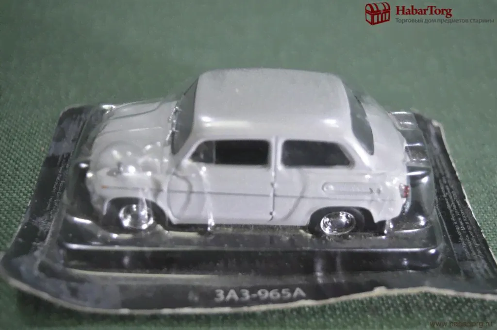 Машинка коллекционная "ЗАЗ 965 А". Деагостини. Deagostini. Автолегенды. 1:43. Блистер.