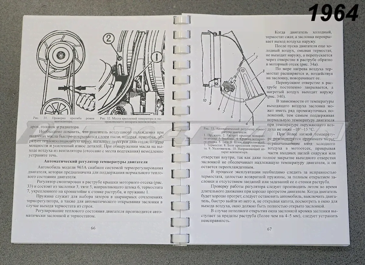 Заводские инструкции для ЗАЗ-965А, ЗАЗ-965АБ, 1964-2