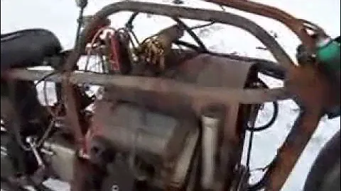 Мотоцикл с двигателем ЗАЗ