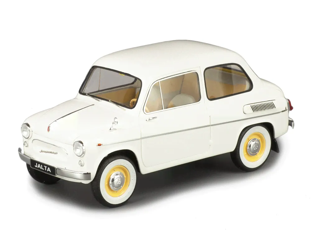 Масштабная модель Набор ЗАЗ 965АЕ Ялта 1965 белый + Москвич 400-420М 1954 темно-синий лучшая цена!-1