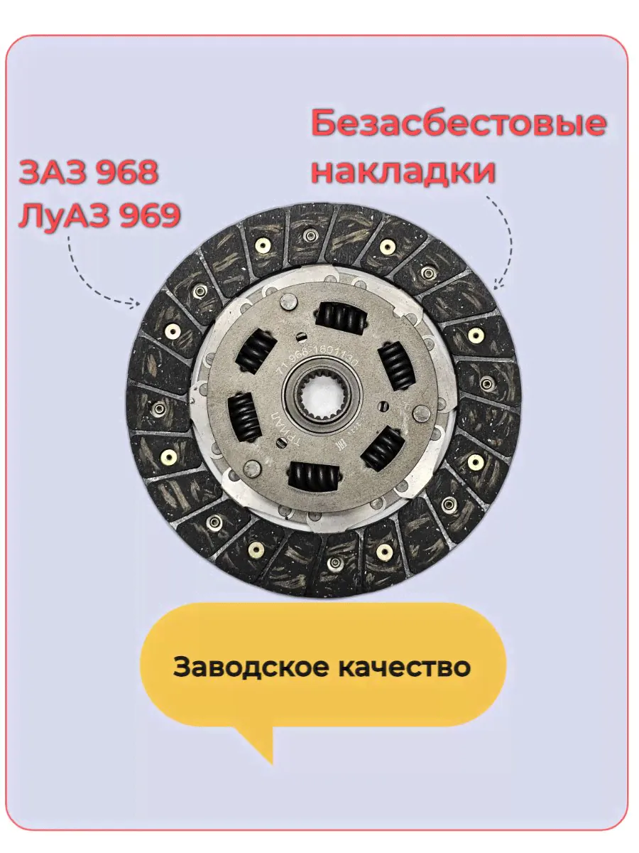 Диск сцепления ЗАЗ, ЛуАЗ