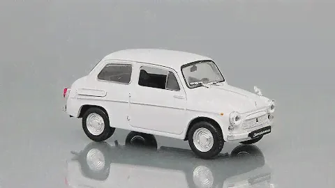 Про машинки. Обзор модель машины. Горбатые запарожец "Ялта" ЗАЗ-965А. Масштабе 1/43.
