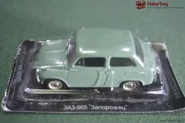 Машинка коллекционная "ЗАЗ 965 Запорожец". Деагостини. Deagostini. Автолегенды. 1:43. Блистер.
