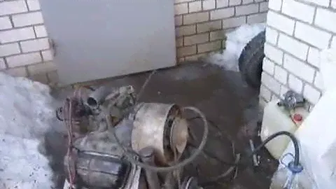 Двигатель заз 968. Запускаем на земле.