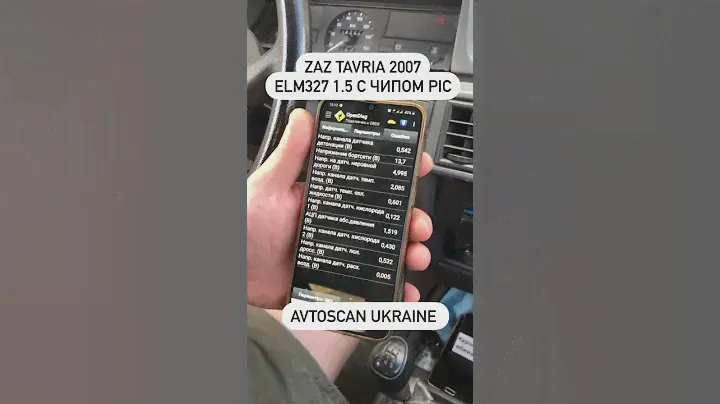 ЗАЗ Таврия 2007 ZAZ Tavria ELM327 1.5 PIC18F25K80