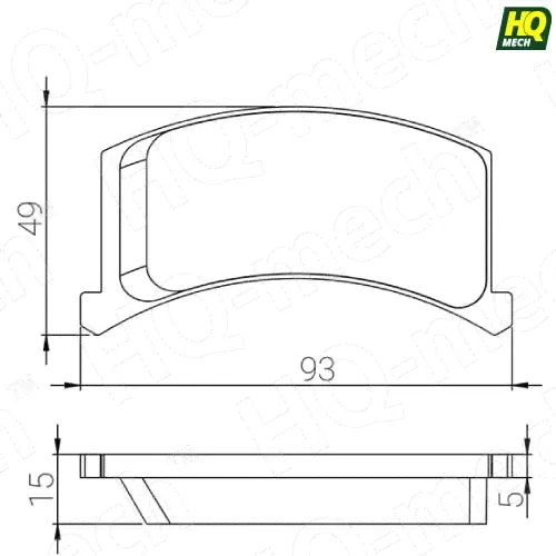 Колодки тормозные передние ЗАЗ 1102 Таврия, 1105 Дана, 1103 Славута-1