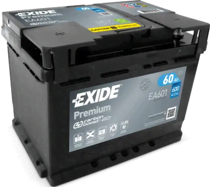 Аккумулятор Exide Premium *** для ЗАЗ Chance 2009-2014. Артикул EA601