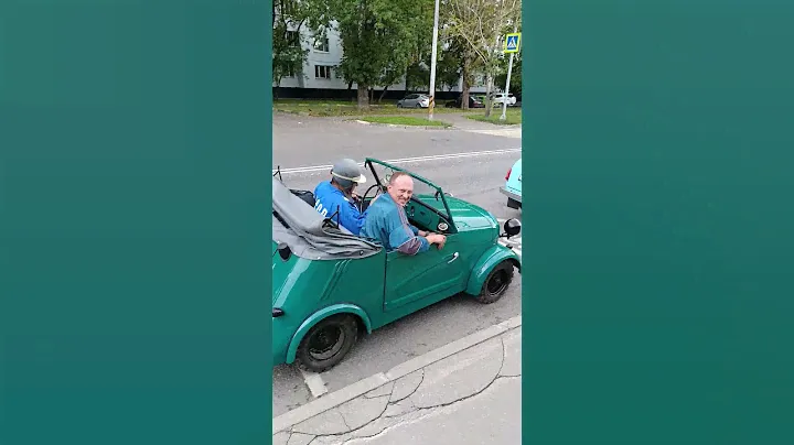 Встретил на дороге "моргуновку" и "горбатого" (СМЗ-С3А и ЗАЗ-965А)
